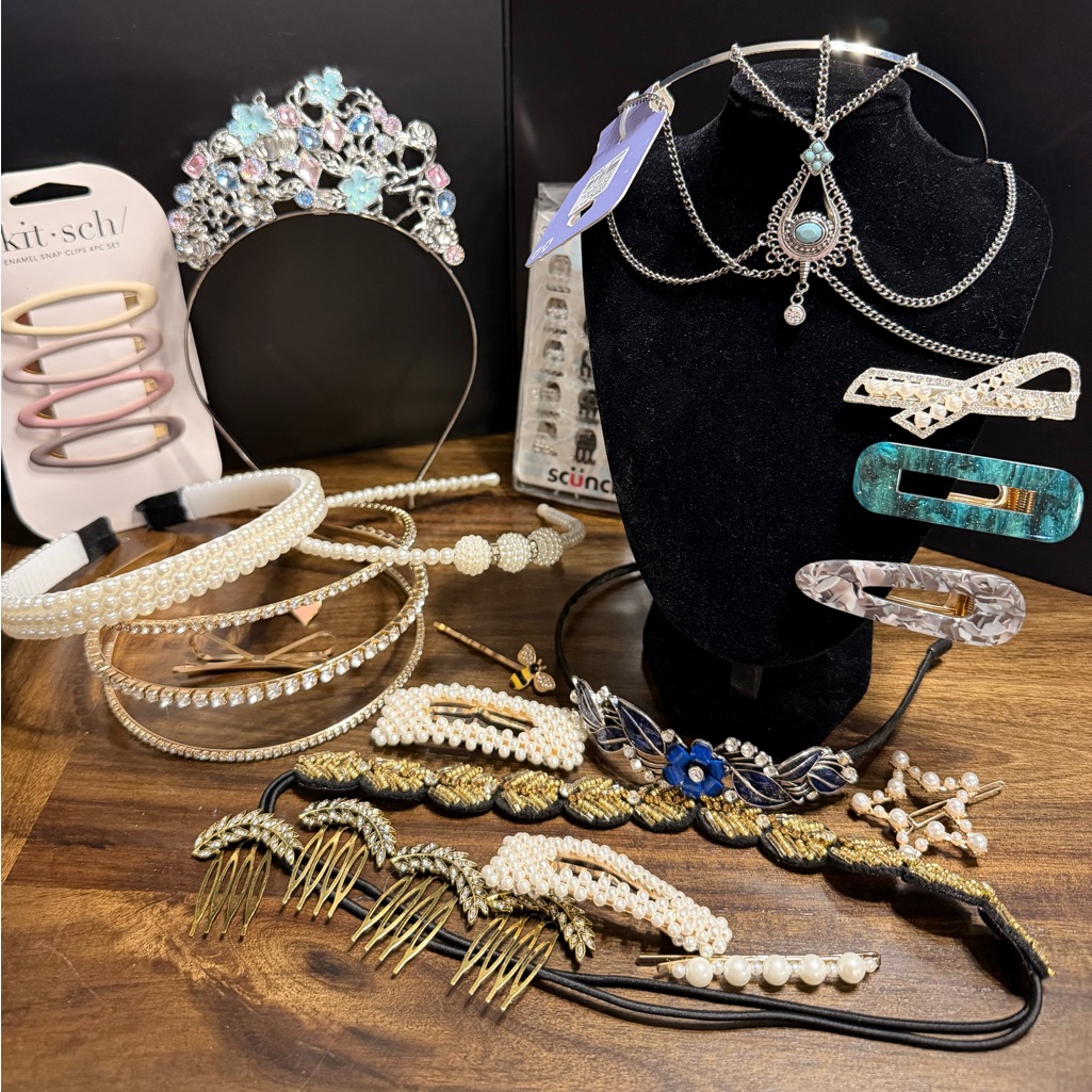 Misc Lot Drawer Clear Out  Lot Of Elegant Hair Accessories And More
